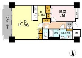 品川シーサイドビュータワー1 2316 間取り図