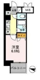 カスタリア住吉 1001 間取り図