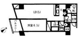 ヴォアラクテ西早稲田 311 間取り図