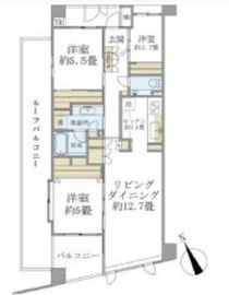 グランヴェール代官山 6階 間取り図