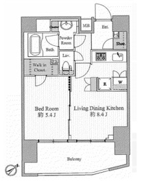 プライマル三軒茶屋 303 間取り図