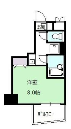 アルモニー御茶ノ水 603 間取り図