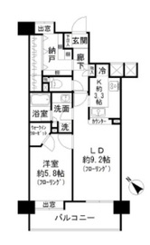 ファミール表参道ベルファース 9階 間取り図