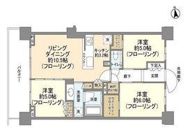 シティテラス杉並方南町 6階 間取り図