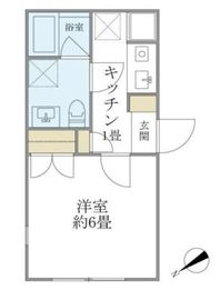 コンポジット門前仲町サウス 201 間取り図