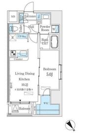 コージーコート茗荷谷 202 間取り図