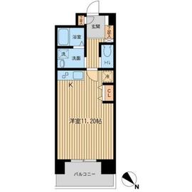 六本木ライズハウス 201 間取り図