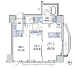 オーキッドレジデンス三ノ輪 502 間取り図