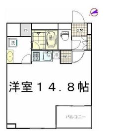 ユニーブル島津山 3階 間取り図