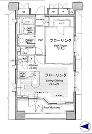 セントラルレジデンス番町シティタワー 12階 間取り図