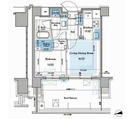 アルビン六本木レジデンス 4階 間取り図