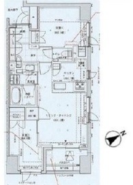 インプレスト東京八丁堀ル・サンク 12階 間取り図