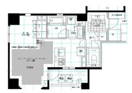 レフィール日本橋馬喰町 13階 間取り図