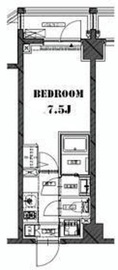 サングラータ広尾 203 間取り図