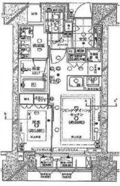 ザ・ミッドハウス新宿御苑 10階 間取り図