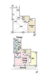 天王洲ビュータワー 3306 間取り図