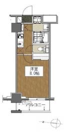 清澄白河レジデンス弐番館 816 間取り図