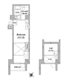 taliesin CY（タリアセンシーワイ） 201 間取り図