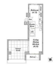 taliesin CY（タリアセンシーワイ） 801 間取り図