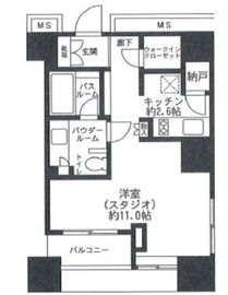 プラウドタワー二子玉川 3階 間取り図