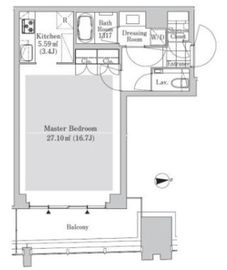 グランヴィスタ神田練塀町 2014 間取り図