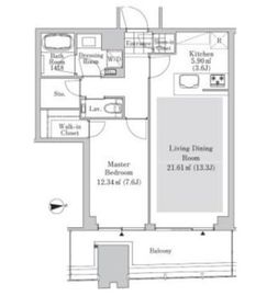 グランヴィスタ神田練塀町 2015 間取り図