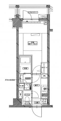 サングラータ広尾 402 間取り図