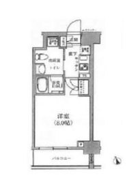 ホームズR四谷 703 間取り図