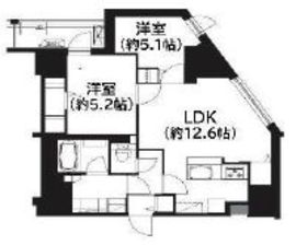 フレンシア菊川 301 間取り図