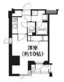 フレンシア菊川 809 間取り図