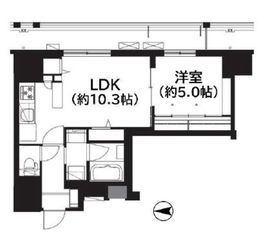 フレンシア菊川 614 間取り図