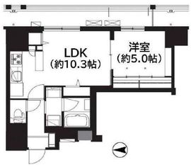 フレンシア菊川 908 間取り図