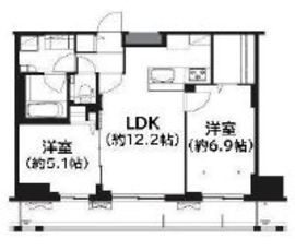 フレンシア菊川 904 間取り図