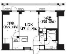 フレンシア菊川 907 間取り図