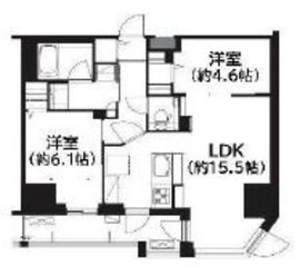 フレンシア菊川 1002 間取り図