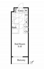 グランパセオ四谷若葉 202 間取り図