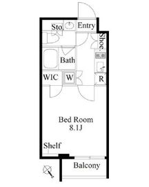 グランパセオ四谷若葉 304 間取り図