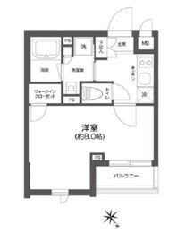 グランパセオ四谷若葉 309 間取り図