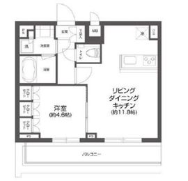 グランパセオ四谷若葉 502 間取り図