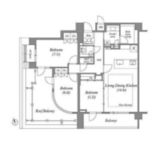 レジデンス渋谷富ヶ谷 604 間取り図