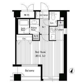 Wat's白金 401 間取り図