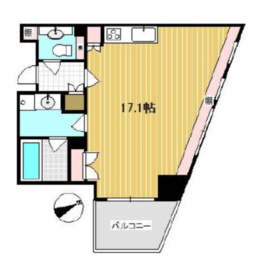 アクシア広尾 9階 間取り図