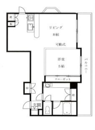東急ドエルアルス神宮前 4階 間取り図