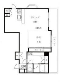 東急ドエルアルス神宮前 4階 間取り図