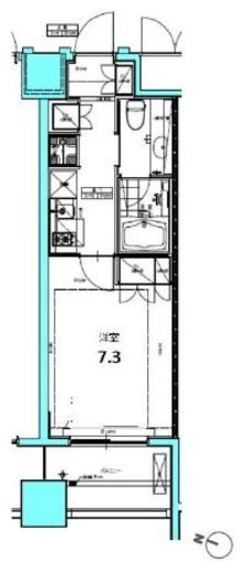 レグノ・フォルテ二番町 3階 間取り図