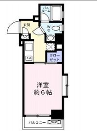 レジディア恵比寿3 302 間取り図