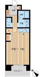 六本木ライズハウス 606 間取り図