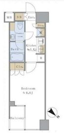 ブリリアイスト千駄ヶ谷 710 間取り図