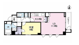 ドゥーエ参宮橋 502 間取り図