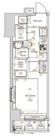 ログ銀座東 8階 間取り図